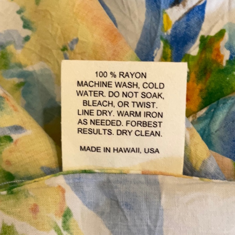 Jams World Coco Palm print shirt XL - Picture 9 of 9